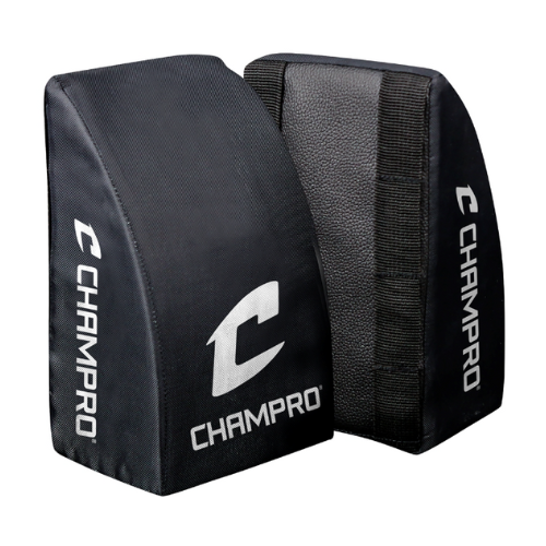 CHAMPRO Leg Guard Straps, Metal Clips (Black)