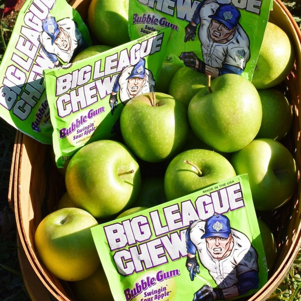 Big League Chew Bubble Gum Swingin' Sour Apple